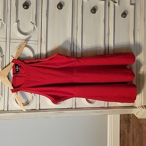 Red skater homecoming dress